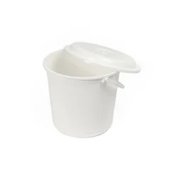 Cubo De Basura Con Tapa 16L Europa Blanco