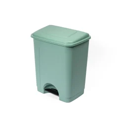 Cubo De Basura C/Pedal Azul 35L