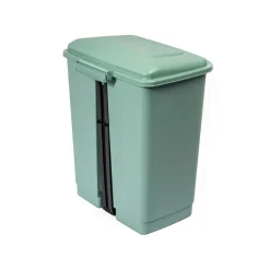 Cubo De Basura C/Pedal Azul 35L