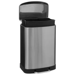 Cubo De basura De Acero Inoxidable 50L