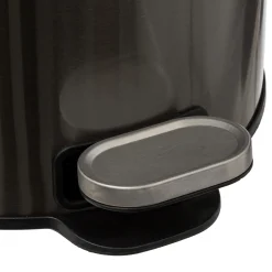 Cubo De Basura Delta Gris Metálico 30L