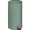 Cubo de basura DELTA verde de Metal 30l