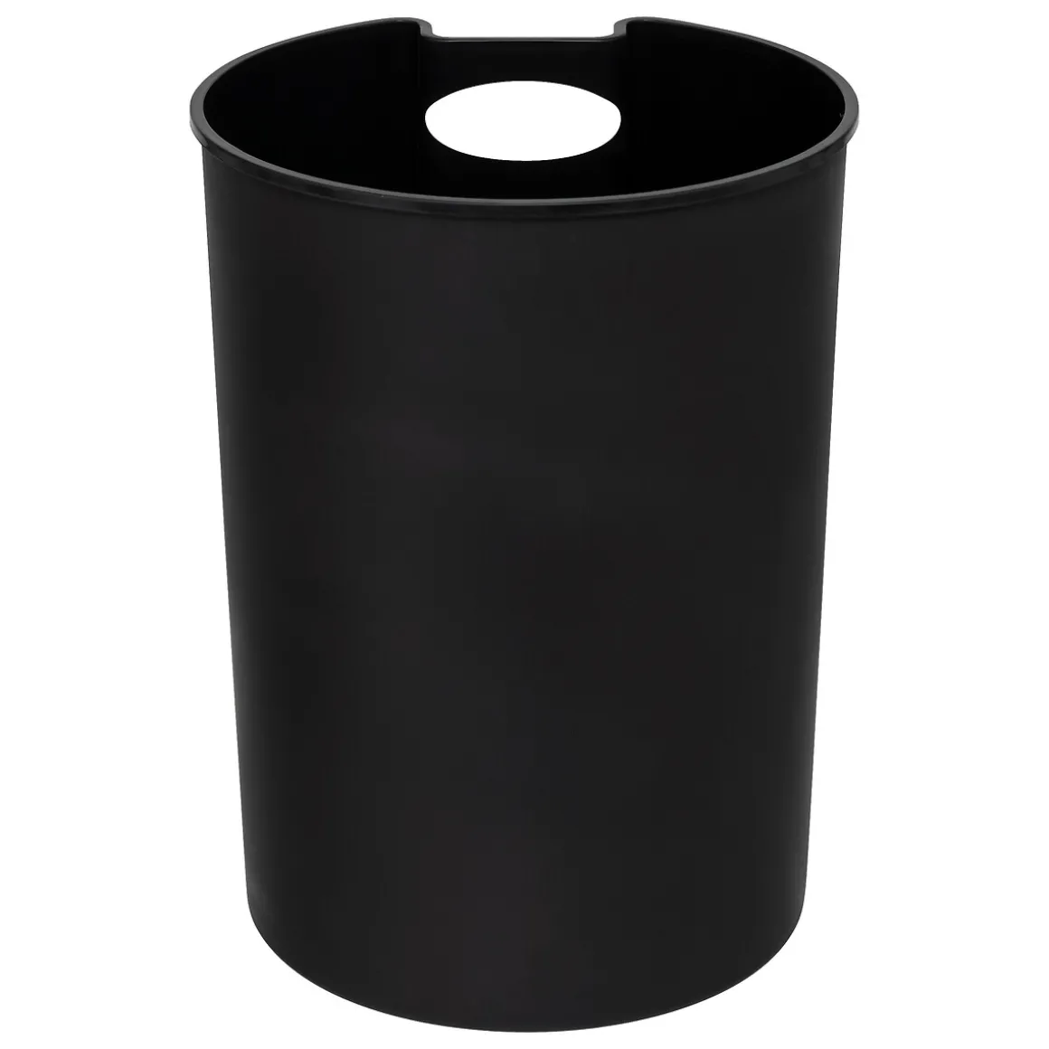 Cubo de basura negro de metal con pedal DELTA 6l