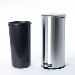 Cubo De Basura Plateado Soft Close 30L