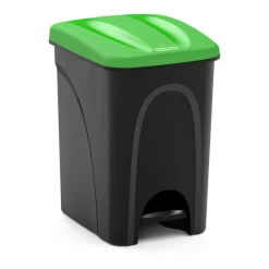 Cubo De Reciclaje De Plástico 25L Verde