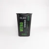 Cubo de reciclaje para vidrio negro 50L