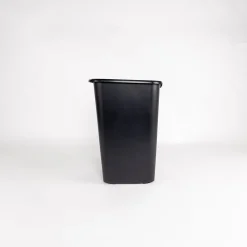 Cubo de reciclaje para vidrio negro 50L