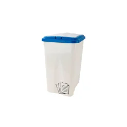 Cubo de Reciclaje Plástico C/Tapa 21L
