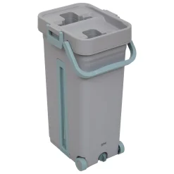 Cubo mecánico SKY gris con mopa 5 litros