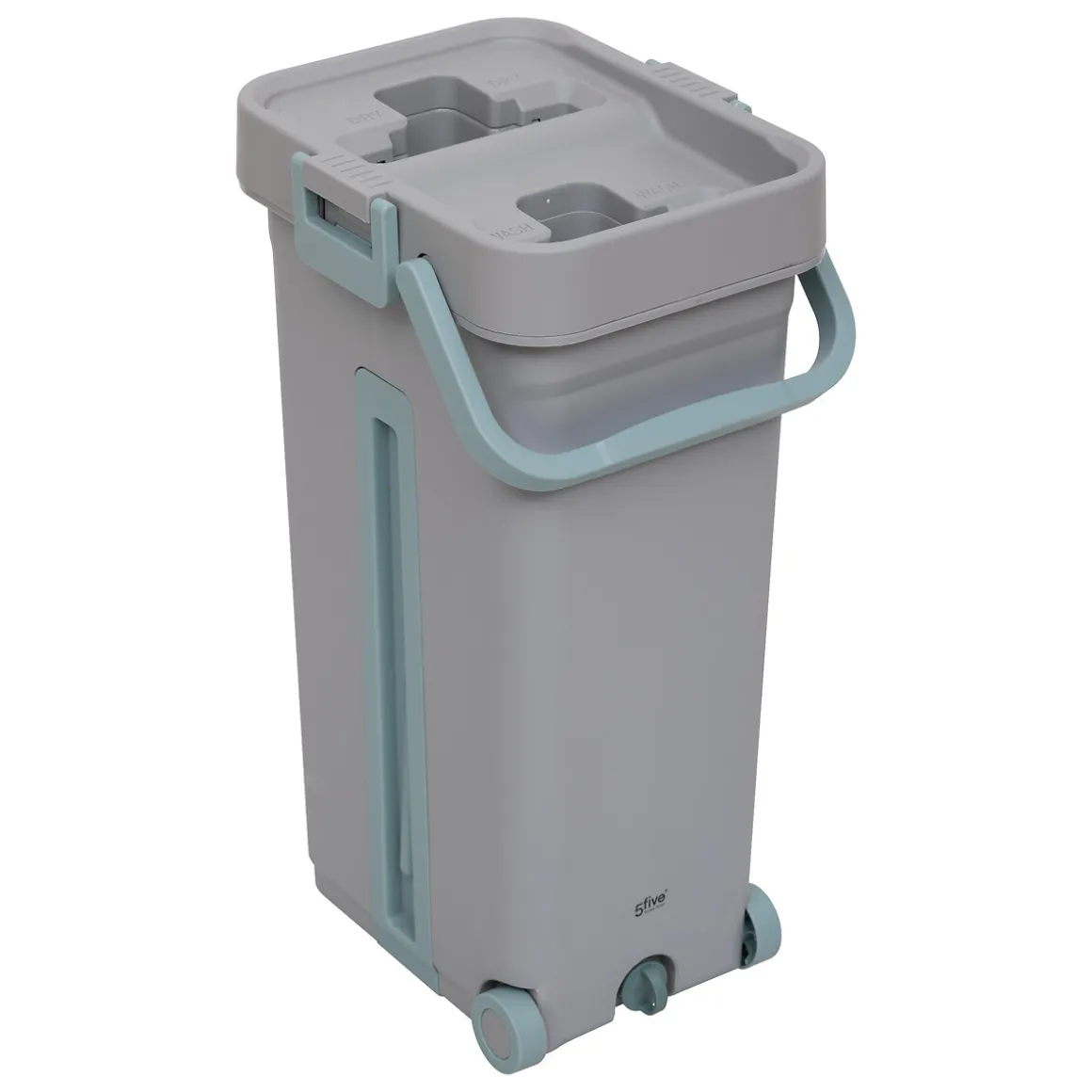 Cubo mecánico SKY gris con mopa 5 litros