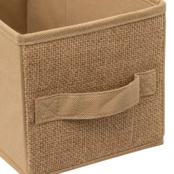 Cubo Organizador Beige 15x31cm