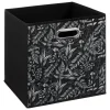 Cubo Organizador Negra Botanical 31x31cm