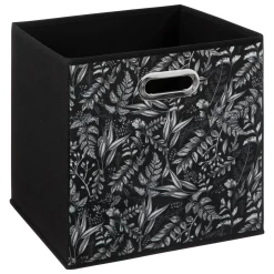 Cubo Organizador Negra Botanical 31x31cm