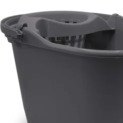 Cubo Ovalado De Plast.Con Pico 15L Gris