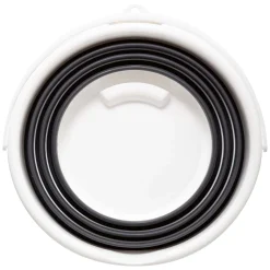 Cubo Retráctil 10L Blanco/Gris