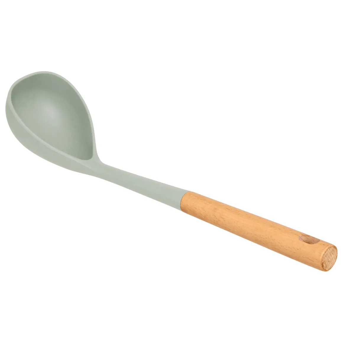 Cucharón para sopa HORIZON verde 34cm