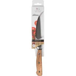 Cuchillo Cocina Elegancia Mango Madera
