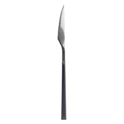 Cuchillo de mesa LUNE inox con mango negro