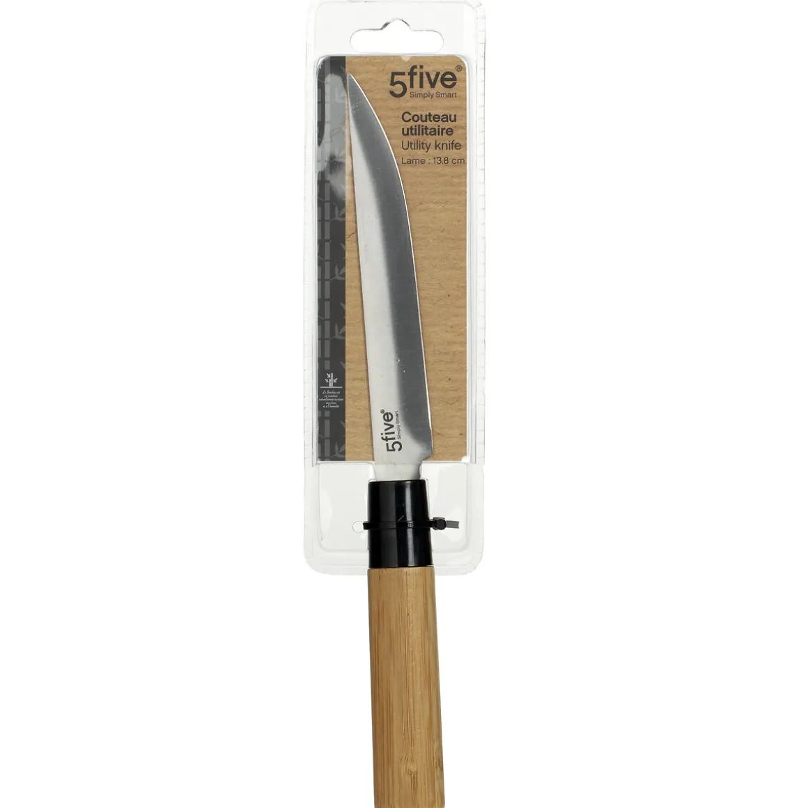 Cuchillo Multiusos C/Mango De Bambú