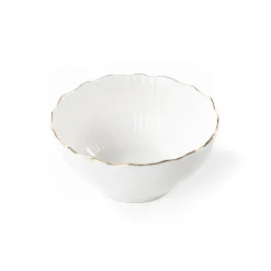 Cuenco Aubrey Blanco De Gres 15cm