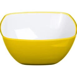 Cuenco Cuadrado Amarillo 14Cm