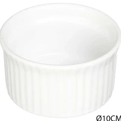 Cuenco De Cerámica Blanco 10Cm