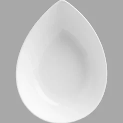 Cuenco Ovalado De Cerámica Blanco