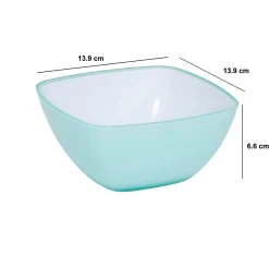 Cuenco 13.9x13.9x6.6cm azul de polipropileno