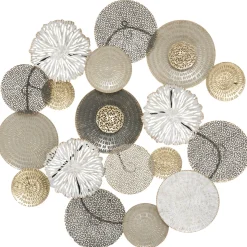 Decoración De Pared Leana Metal 80x80Cm