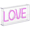 Decoración mural led Neon love