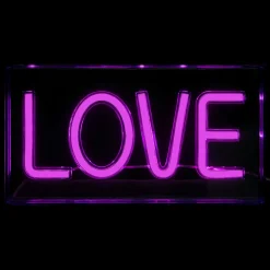 Decoración mural led Neon love