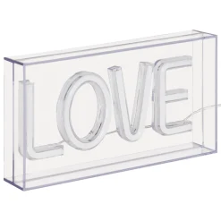 Decoración mural led Neon love