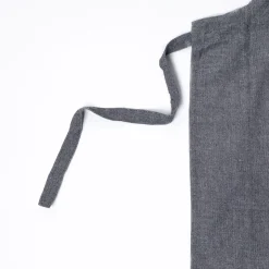 Delantal de cocina con frase gris oscuro 60x80cm