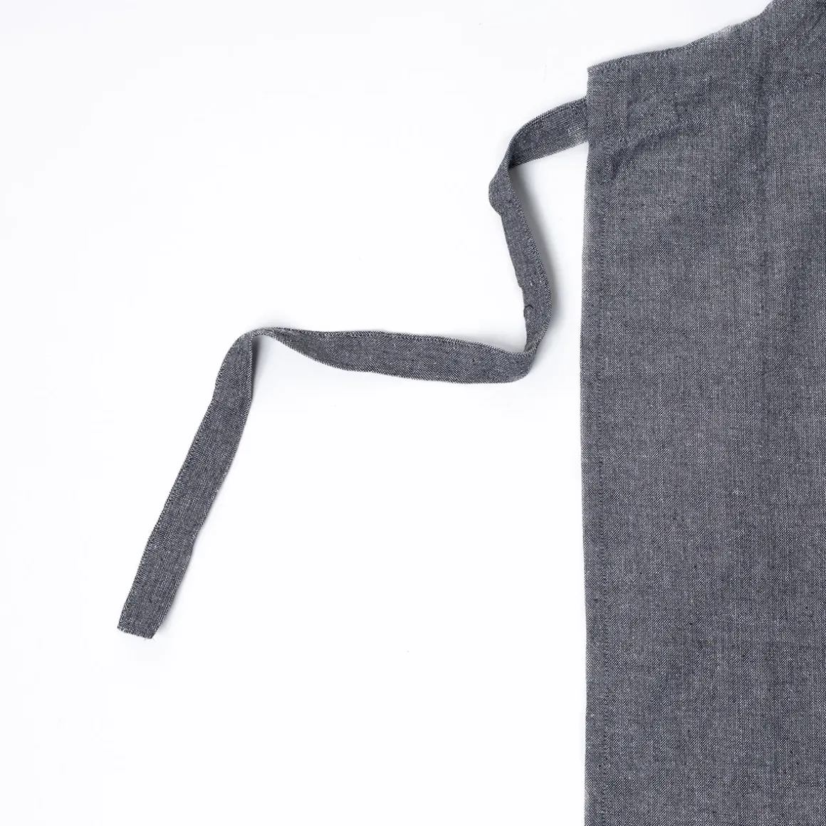 Delantal de cocina con frase gris oscuro 60x80cm