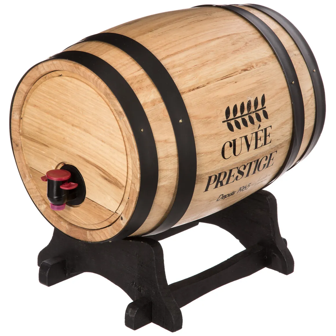 Dispensador barril de vino de madera 5.5l