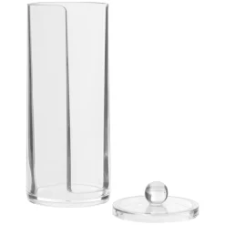 Dispensador Cilíndrico De Algodones Acrílico