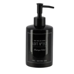 Dispensador de jabón líquido LOFT negro