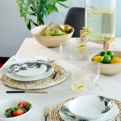 Dispensador Para Bebidas Botânica De Vidrio Y Bam