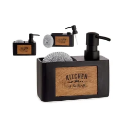 Dosificador detergente con soporte para estropajo