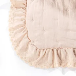 Edredón AMALFI crudo con encaje 250x260cm