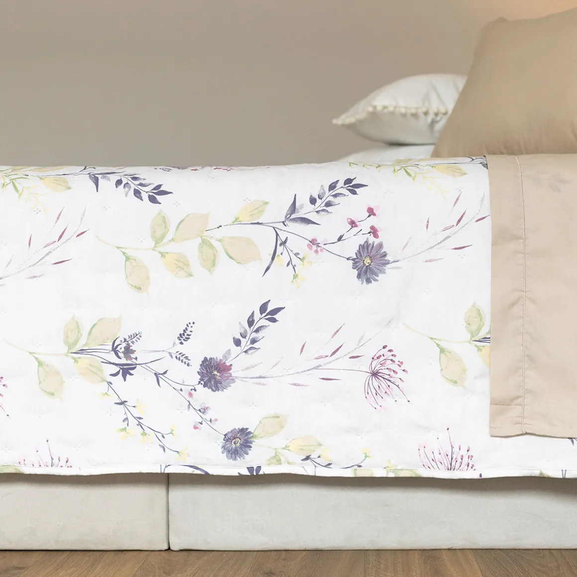 Edredón flores ALBA 250x270cm