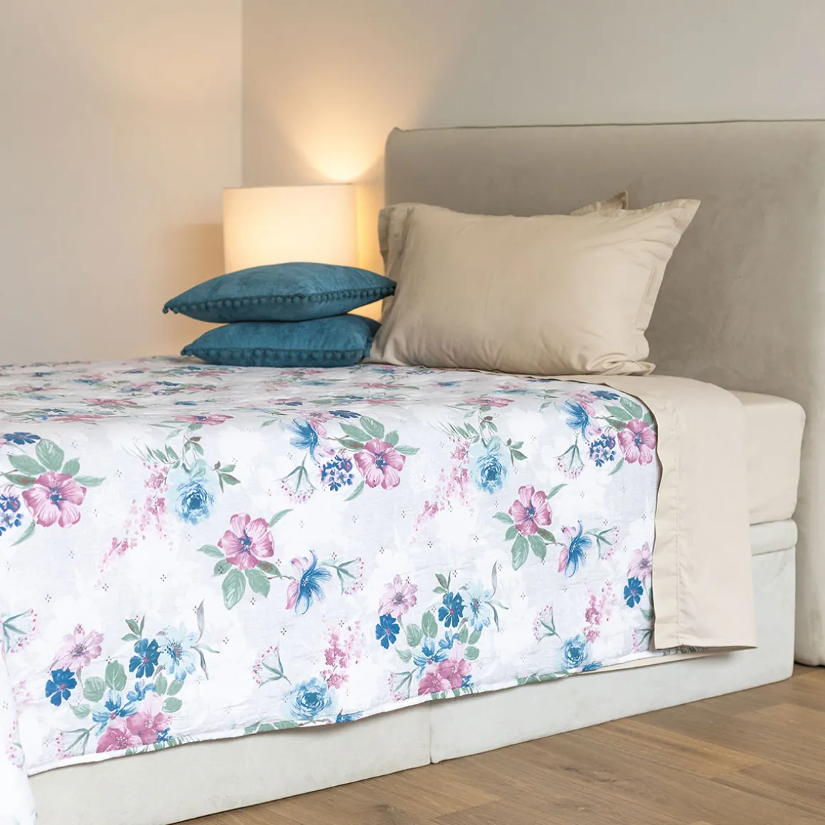 Edredón flores ALBA 250x270cm