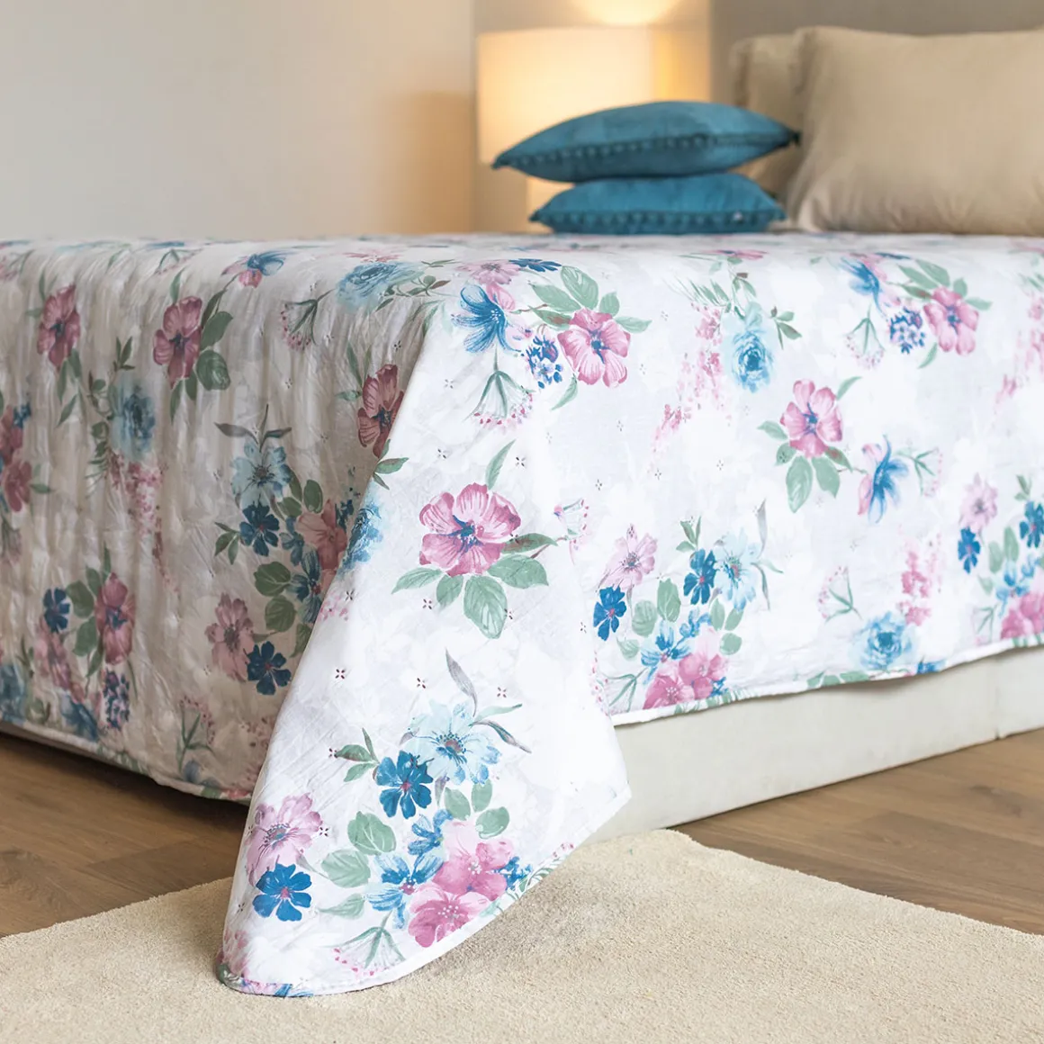 Edredón flores ALBA 250x270cm