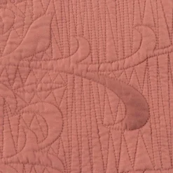 Edredón rosa viejo con encaje 220x240cm