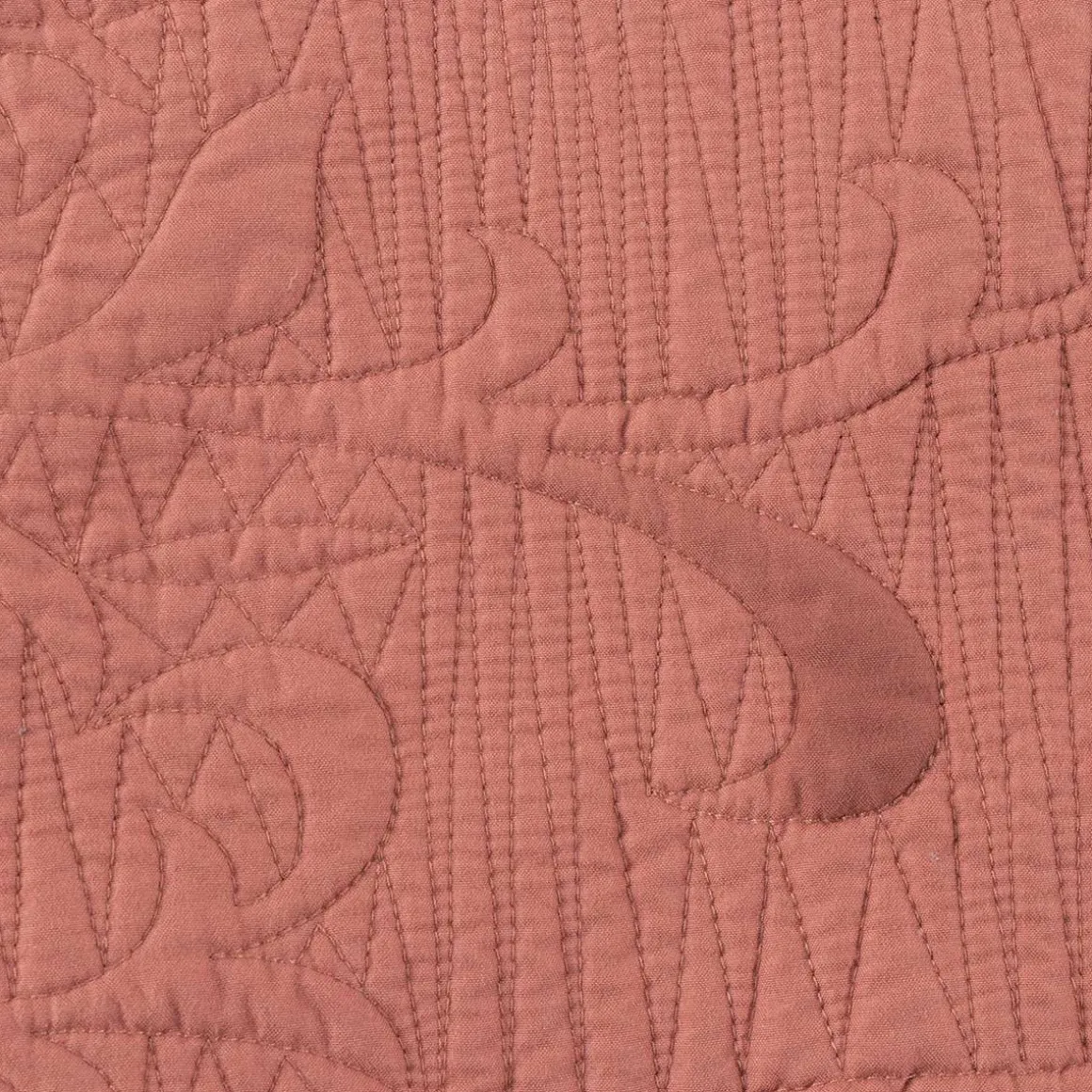 Edredón rosa viejo con encaje 220x240cm