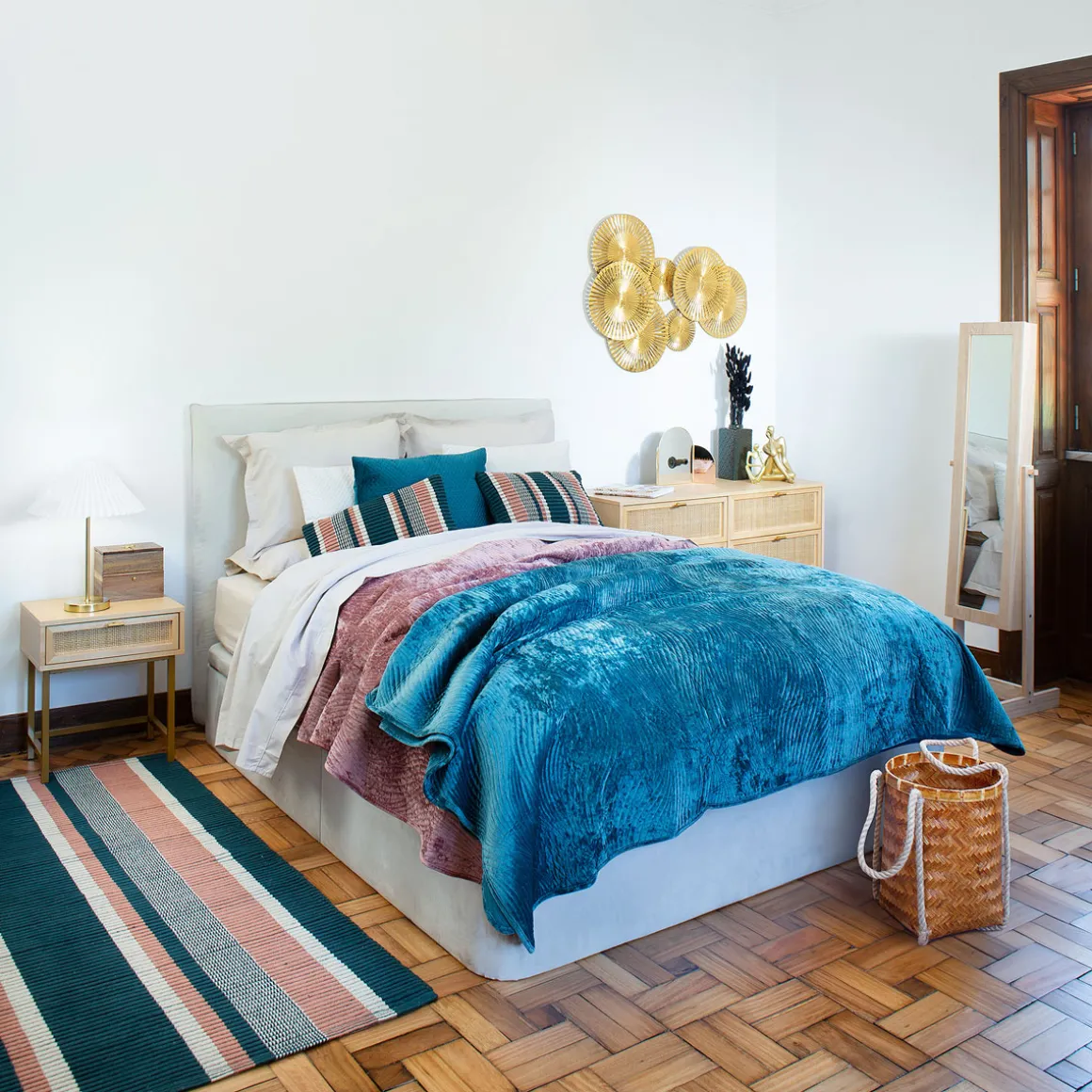 Edredón Sand Rosa Palo 220x240Cm