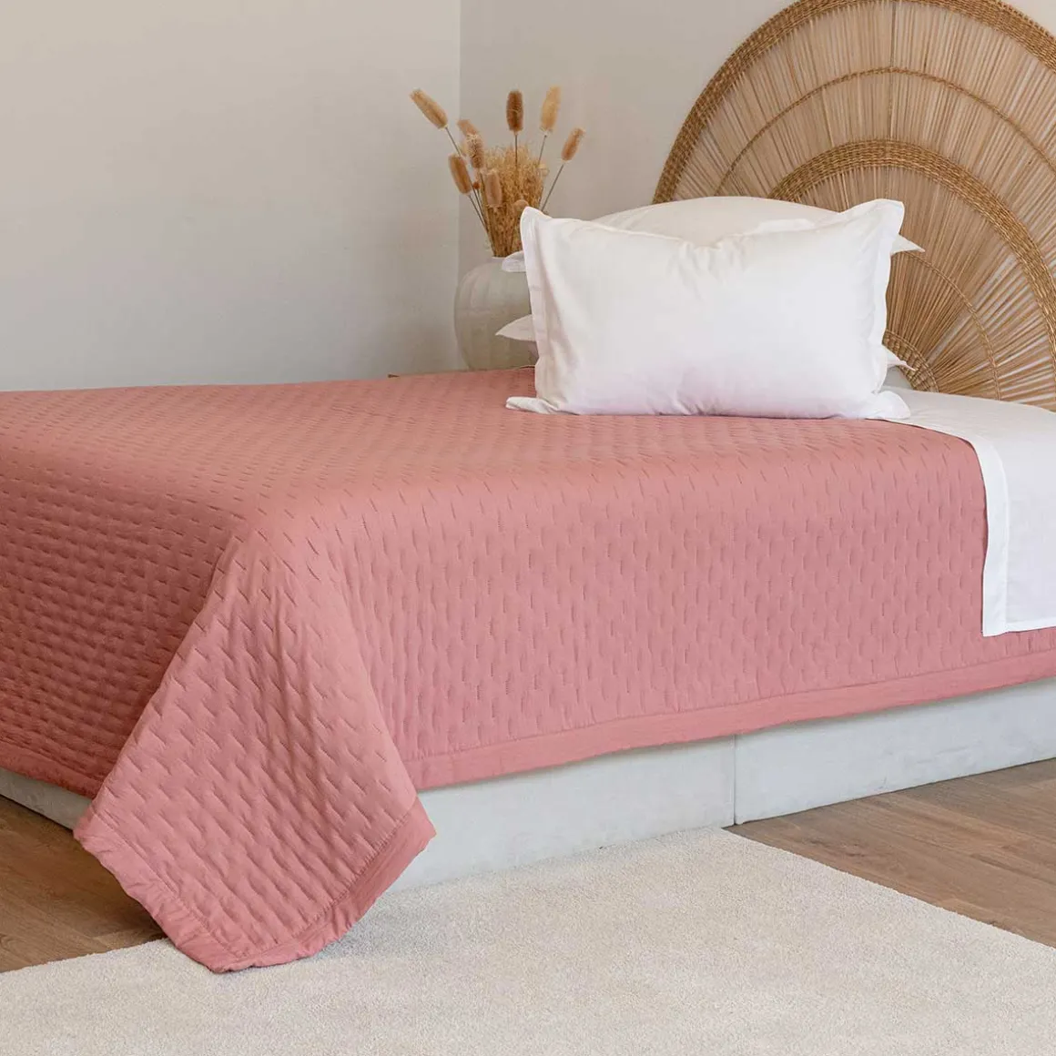 Edredón STOCKHOLM salmón 220x240cm