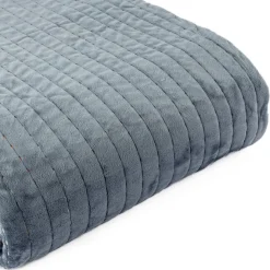 Edredón Terciopelo Azul 220x240Cm