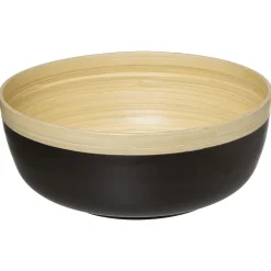 Ensaladera De Bambú Negra 30Cm