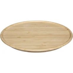 Ensaladera de vidrio 2.5L con tapa bambú